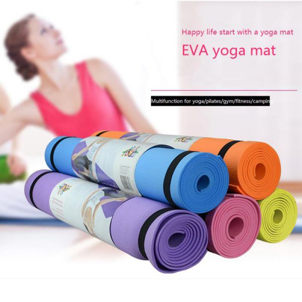 4mm Foldable Yoga Mat Anti-Slip Foam Yoga Mattress Waterproof Sport