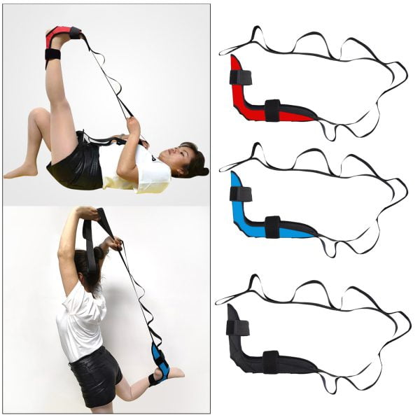 Leg Stretcher Flexibility Yoga Stretching Strap Fitness Gym Sport