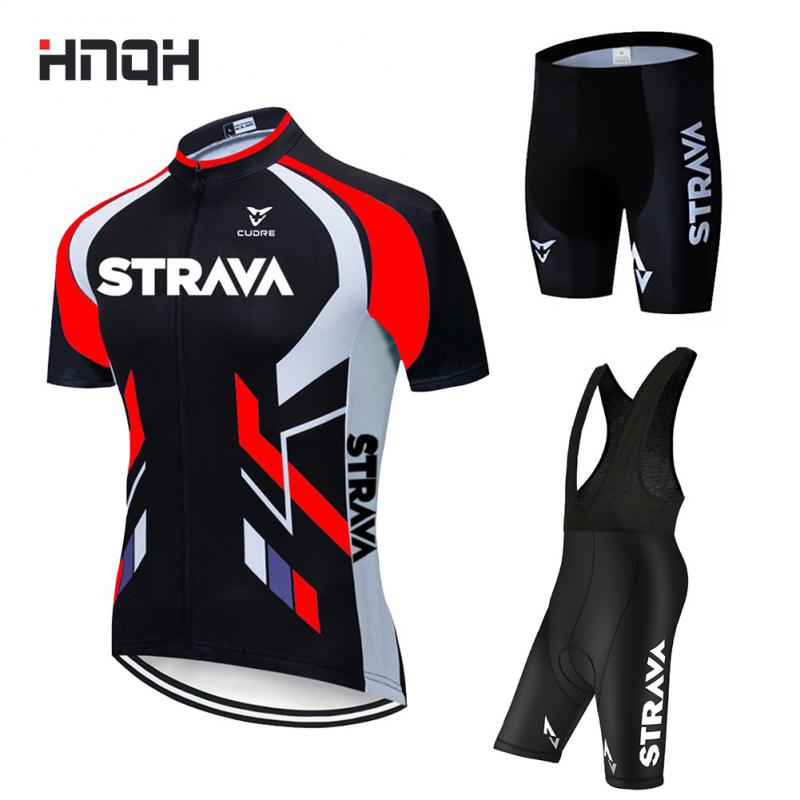 STRAVA-Cycling-Suit-Man-Winter-Jersey-Sets-Anti-sweat-Bicycle-Short-Sleeve-Cycling-Clothing-Sportswear-Bike